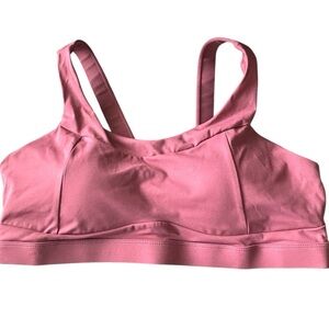 Running Girl Pink Sports Bra 3XL Workout Gym Comfortable Flexible